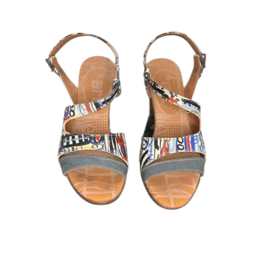 Art Company Women's Multicolor Strappy Block Heels Size 37
